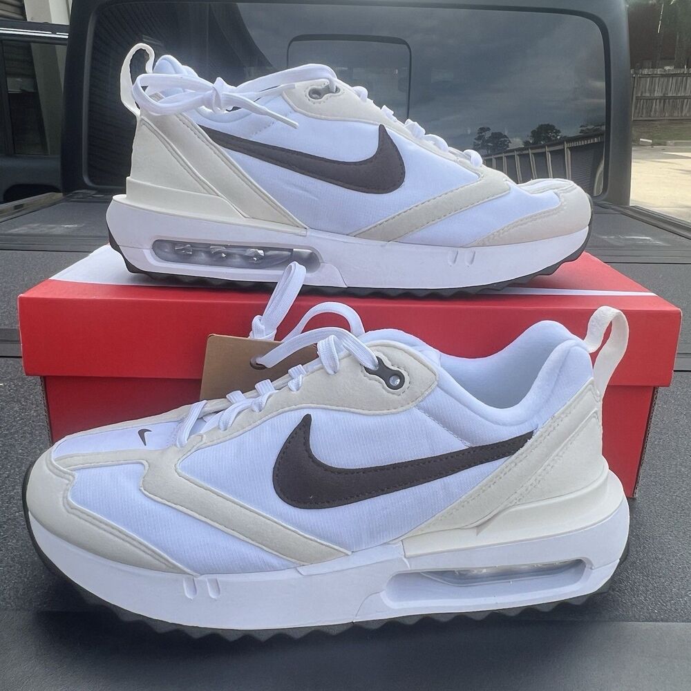 Nike Air Max Dawn Women's Size 9 White Baroque Brown Phantom DC4068-102 New